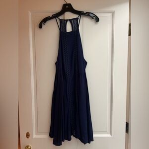 A- line Navy Blue Sundress